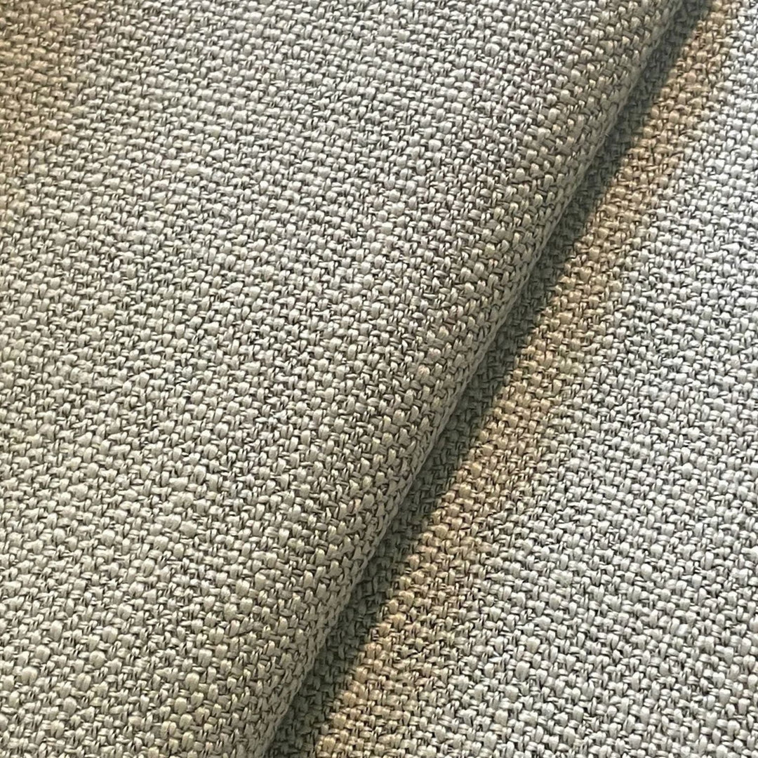 Dove Gray performance weave fabric close-up