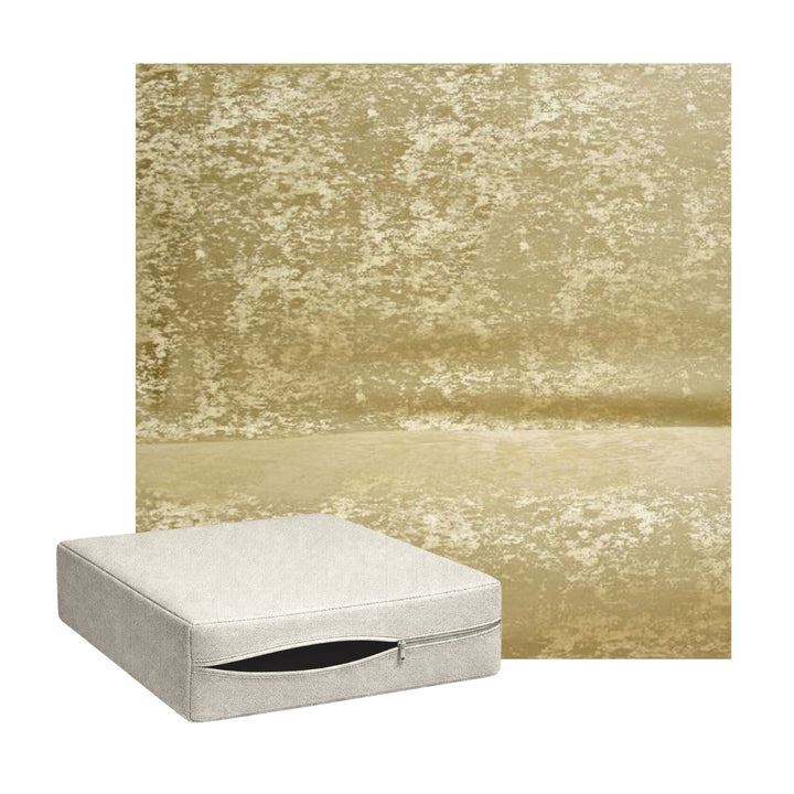 Textured Gold Custom Cushion Cover