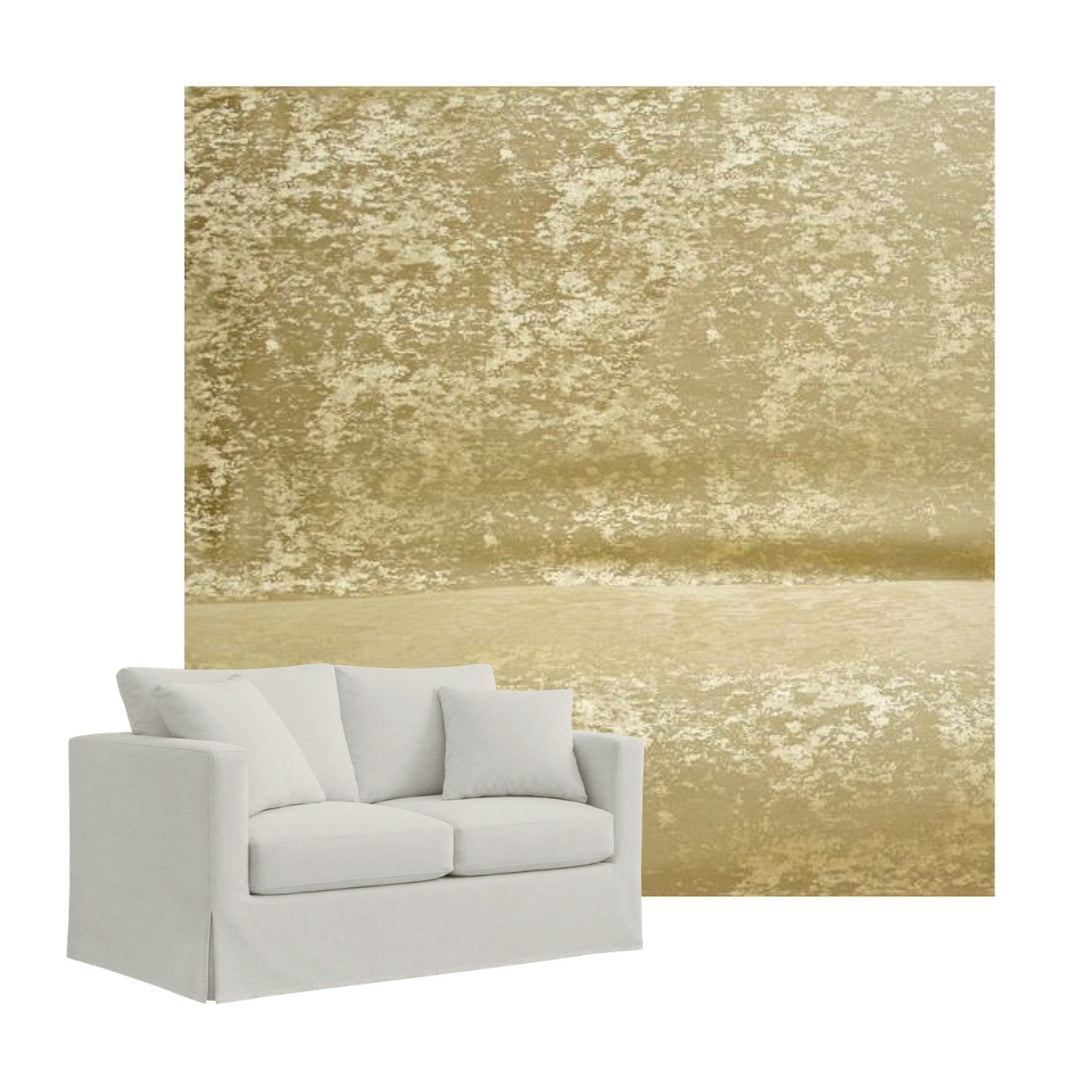 Textured Gold Custom Furniture Slipcover