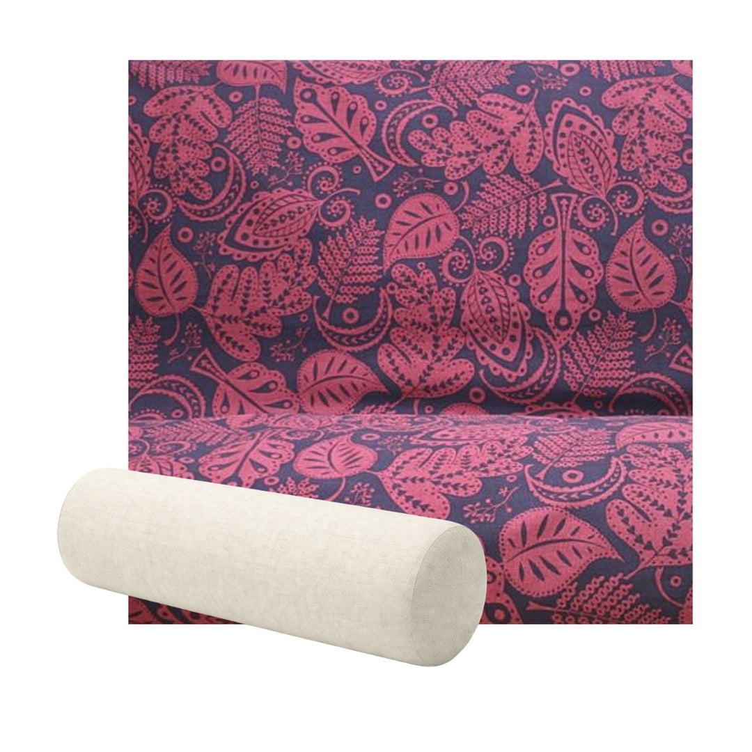 Berry Botanical Premium Weave Bolster Pillow