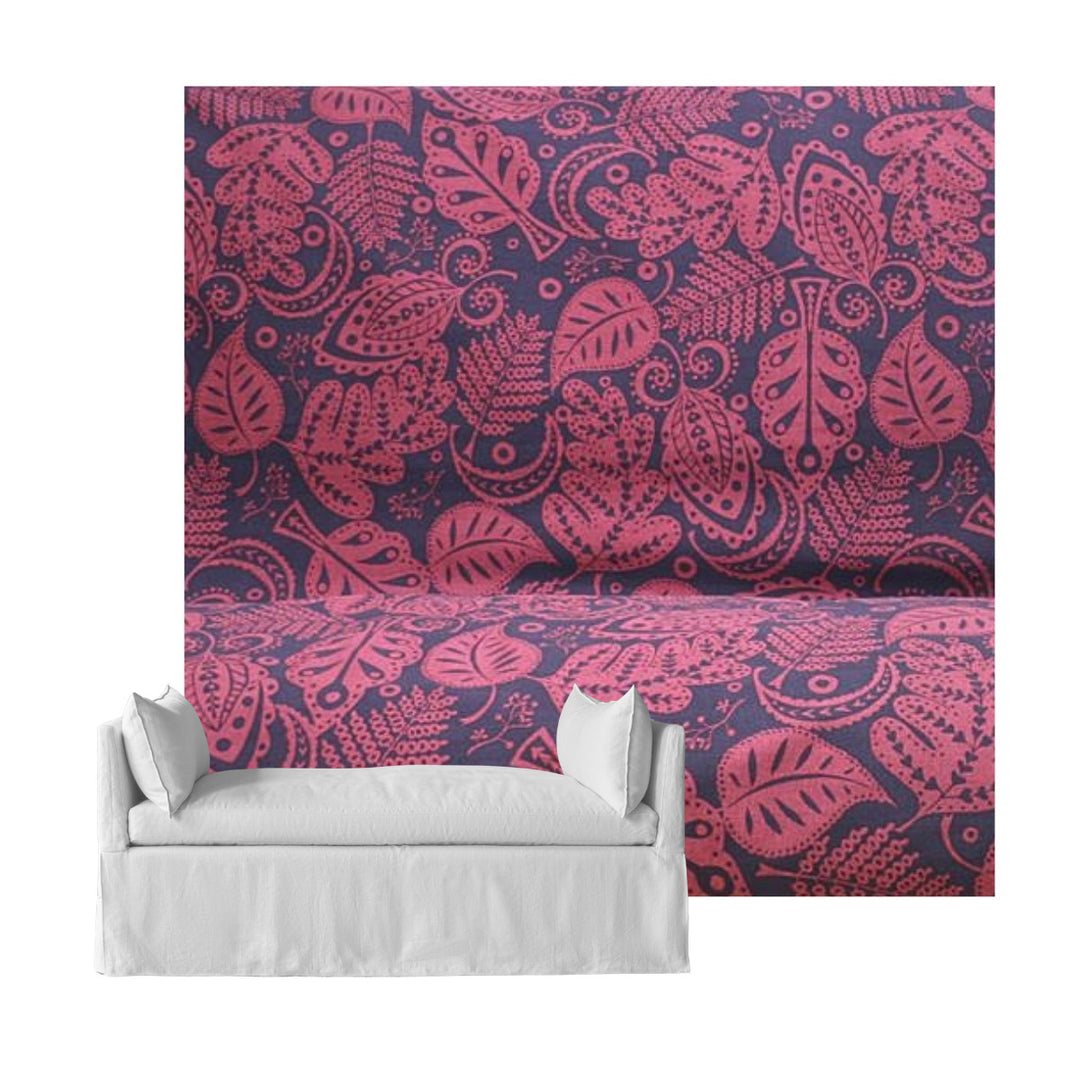Berry Botanical Custom Daybed Cover