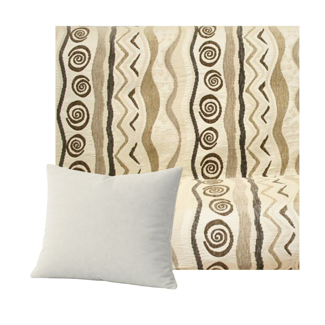 Desert Beige Throw Pillow