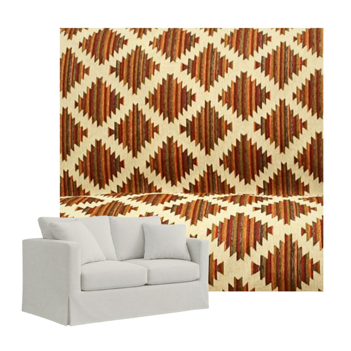 Ultra-soft Sienna Chenille Custom Furniture Slipcover