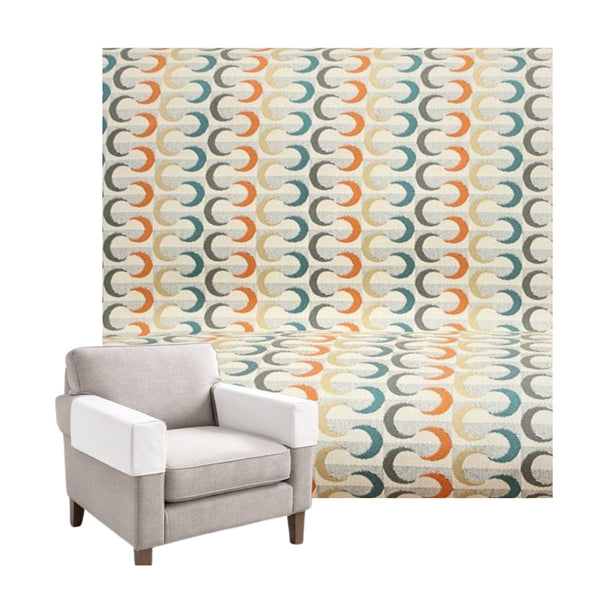 Retro Rainbow Custom Armrest Cover