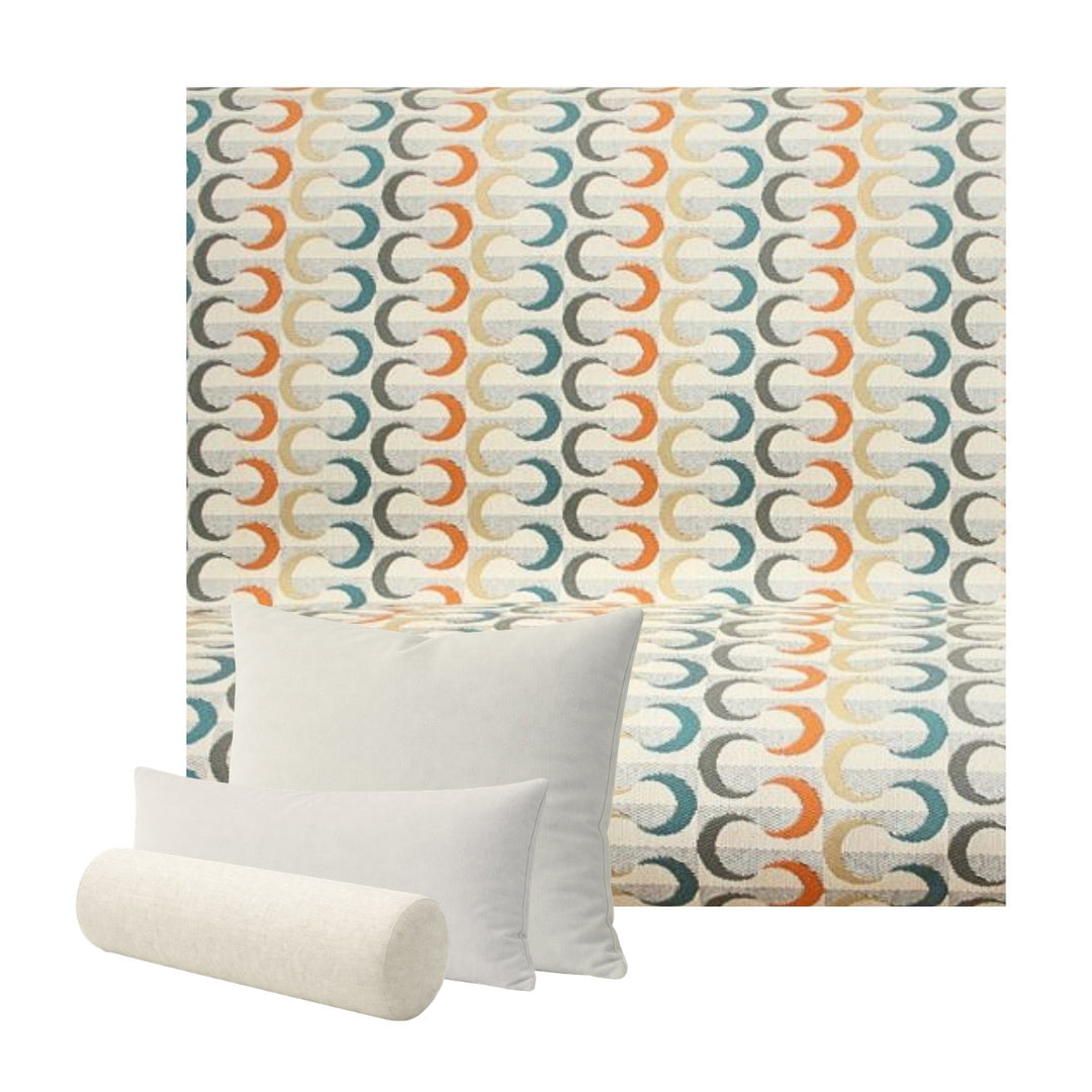 Retro Rainbow Custom Pillow Cover