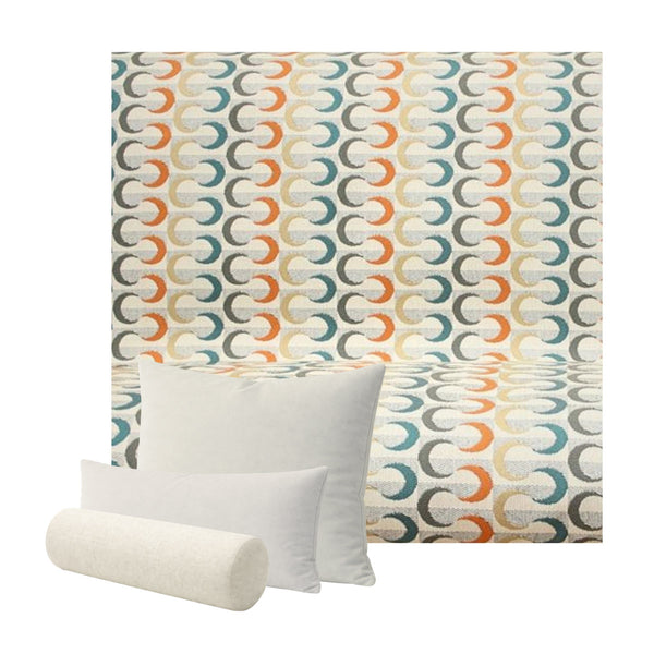 Retro Rainbow Custom Pillow Cover