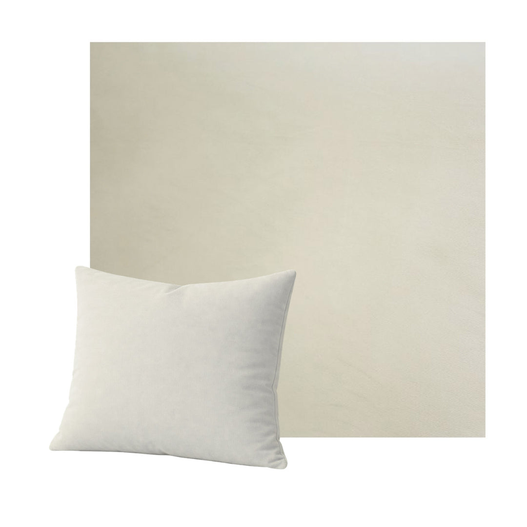 Durable Natural Ivory Ripstop Throw Pillow