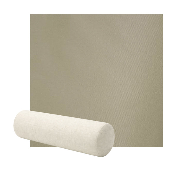 Light Greige Brushed Twill Bolster Pillow