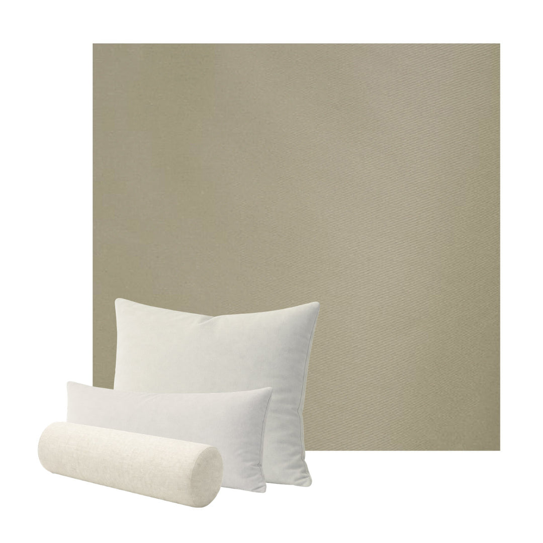 Light Greige Twill Custom Pillow Cover