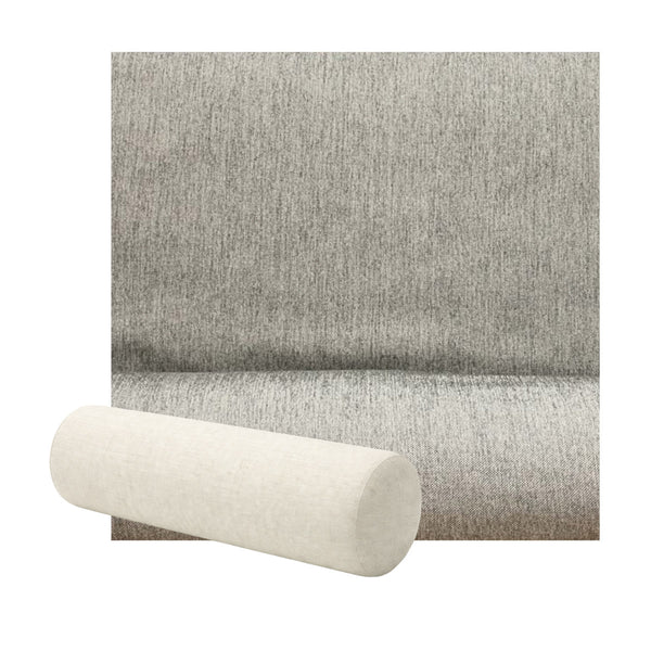 Textured Charcoal Premium Weave Bolster Pillow