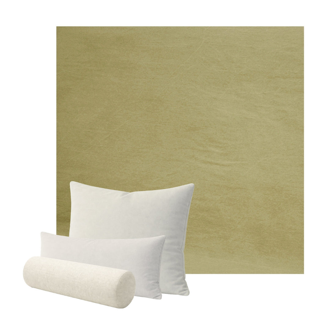 Light Green Canvas Custom Pillow Cover