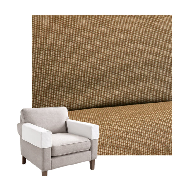 Textured Tan Custom Armrest Cover