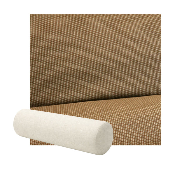 Textured Tan Premium Weave Bolster Pillow