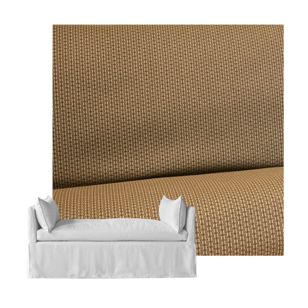 Textured Tan Custom Daybed Cover