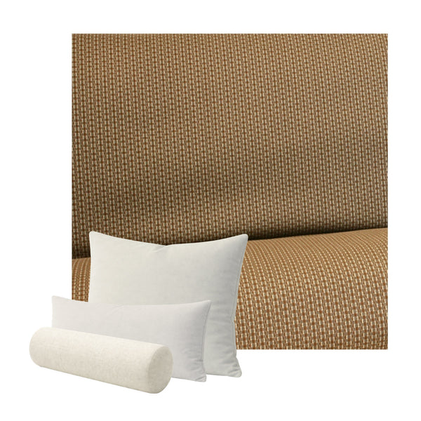 Textured Tan Custom Pillow Cover