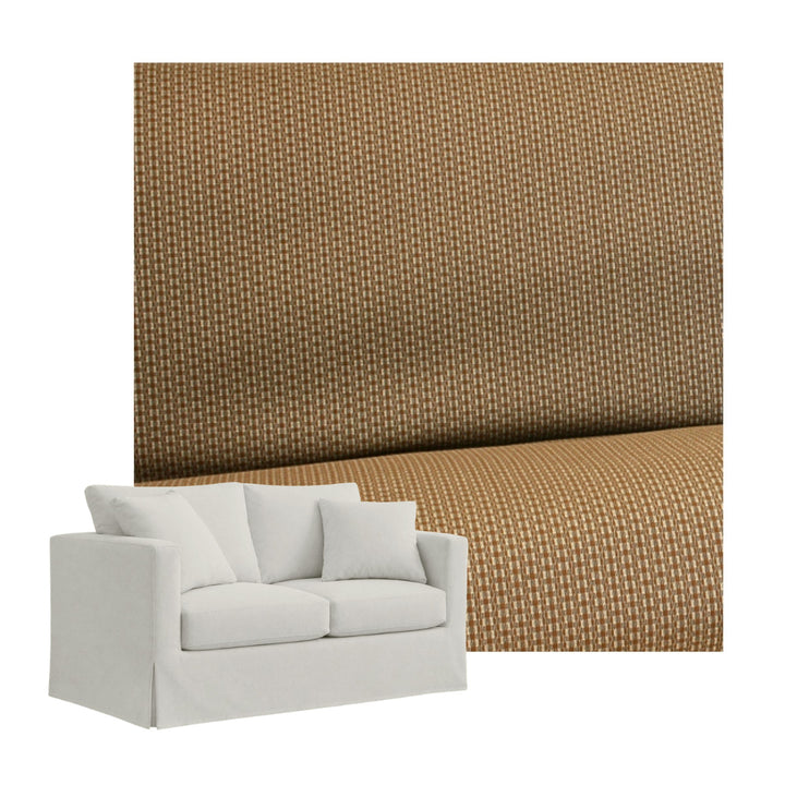 Textured Tan Custom Furniture Slipcover