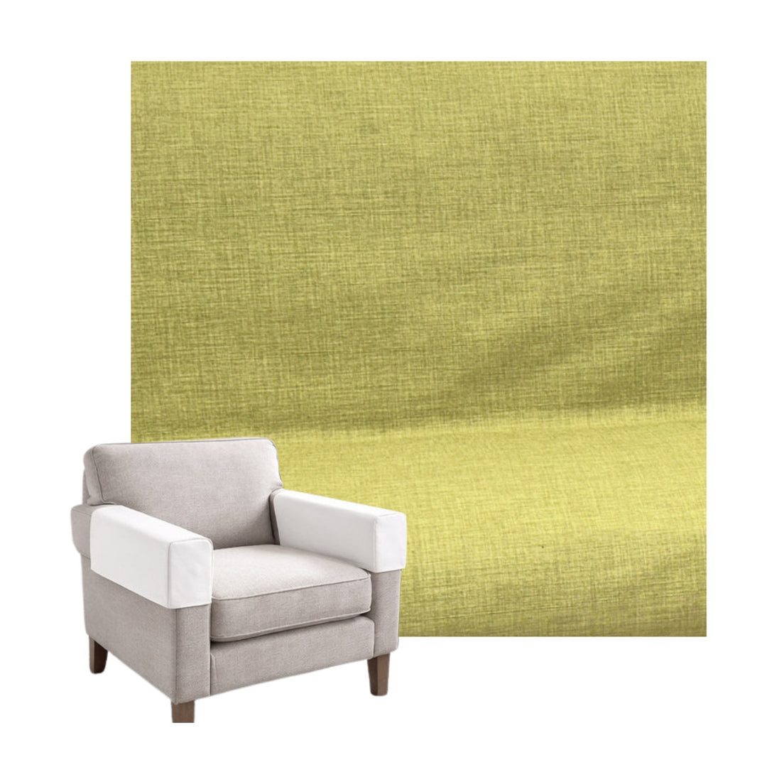 Pistachio Green Linen Custom Armrest Cover