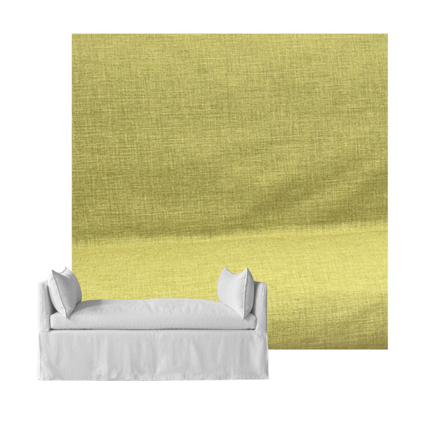 Chartreuse Linen Custom Daybed Cover