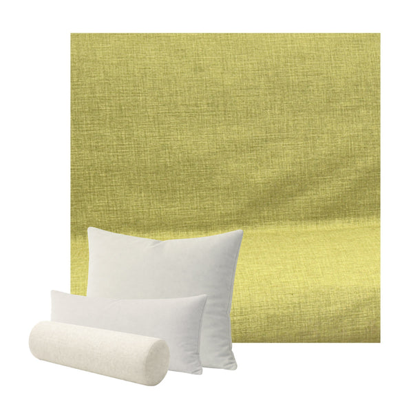 Chartreuse Linen Custom Pillow Cover