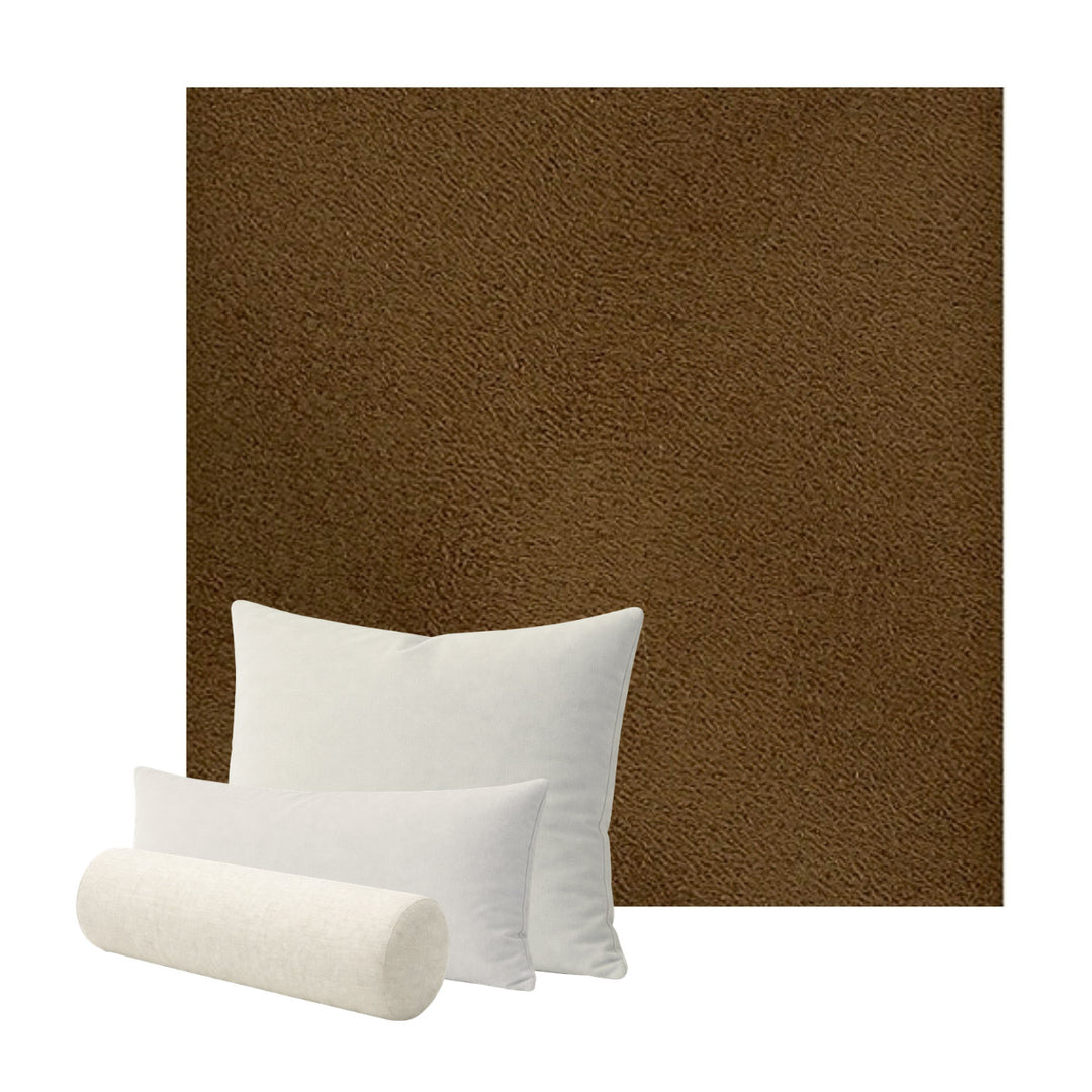 Hazelnut Brown SuedeTouch Custom Pillow Cover