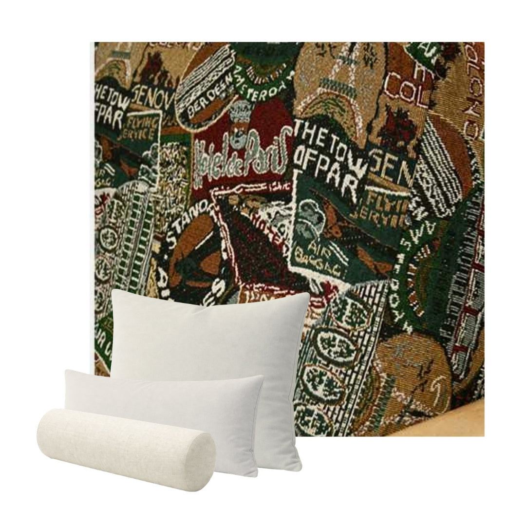 Vintage Travel Custom Pillow Cover
