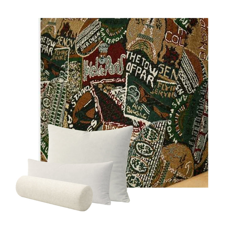 Vintage Travel Custom Pillow Cover