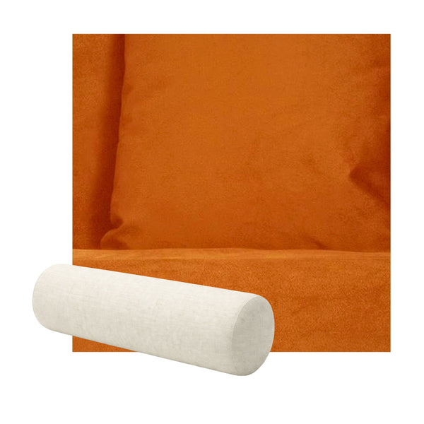 Spice Orange SuedeTouch Bolster Pillow