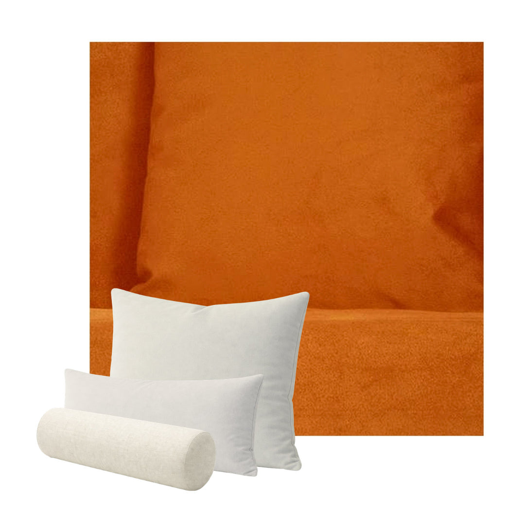 Spice Orange SuedeTouch Custom Pillow Cover