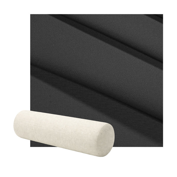 SunReal® Solid Black Bolster Pillow