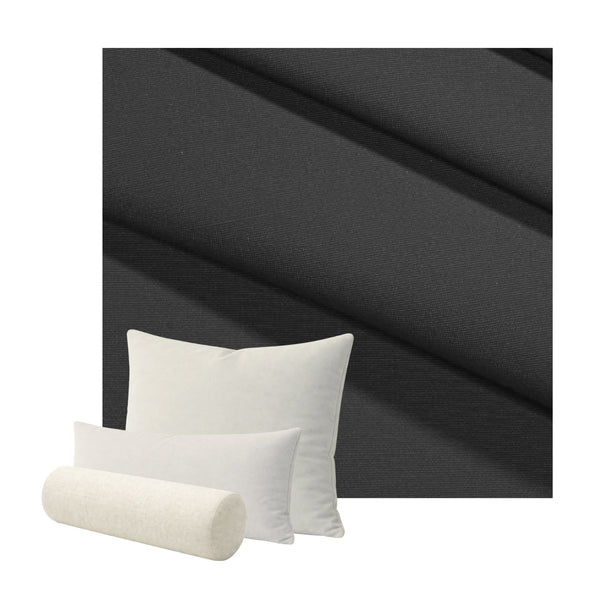 SunReal® Solid Black Custom Pillow Cover