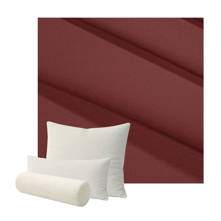SunReal® Burgundy Red Custom Pillow Cover