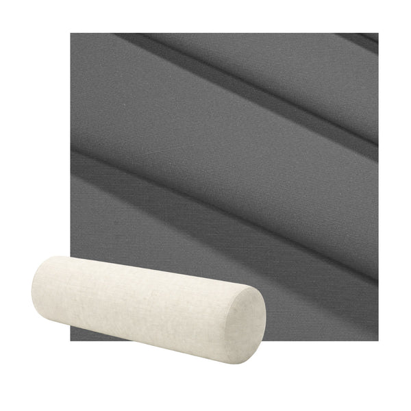 SunReal® Charcoal Gray Bolster Pillow
