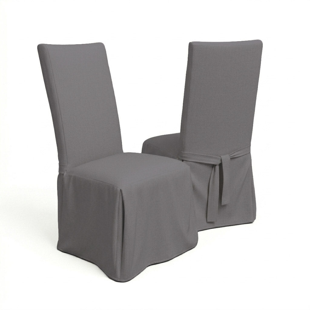 SunReal® Charcoal Gray Custom Dining Chair Cover