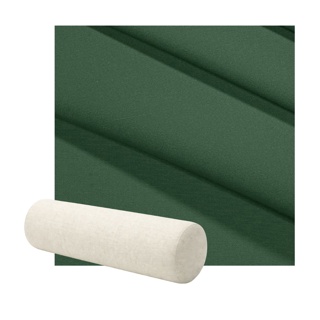 SunReal® Forest Green Bolster Pillow