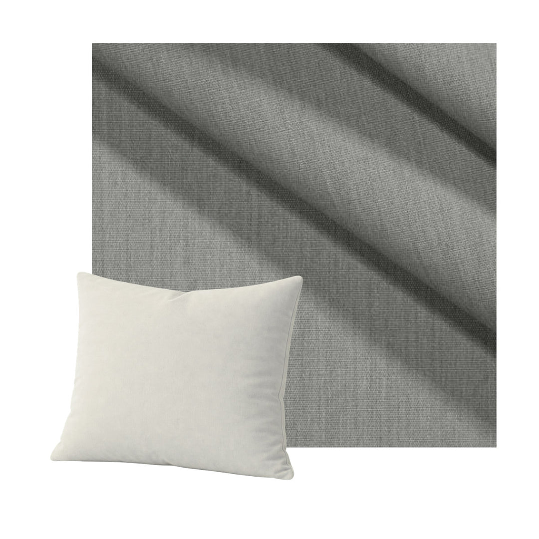 SunReal® Granite Gray Throw Pillow