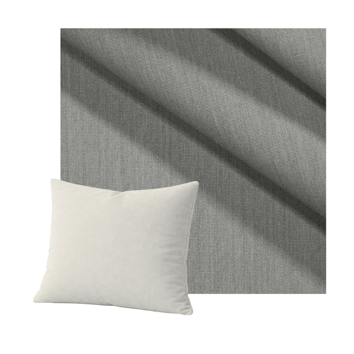 SunReal® Granite Gray Throw Pillow