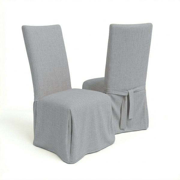 SunReal® Granite Gray Custom Dining Chair Cover