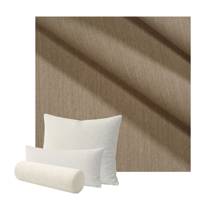 SunReal® Heather Beige Custom Pillow Cover