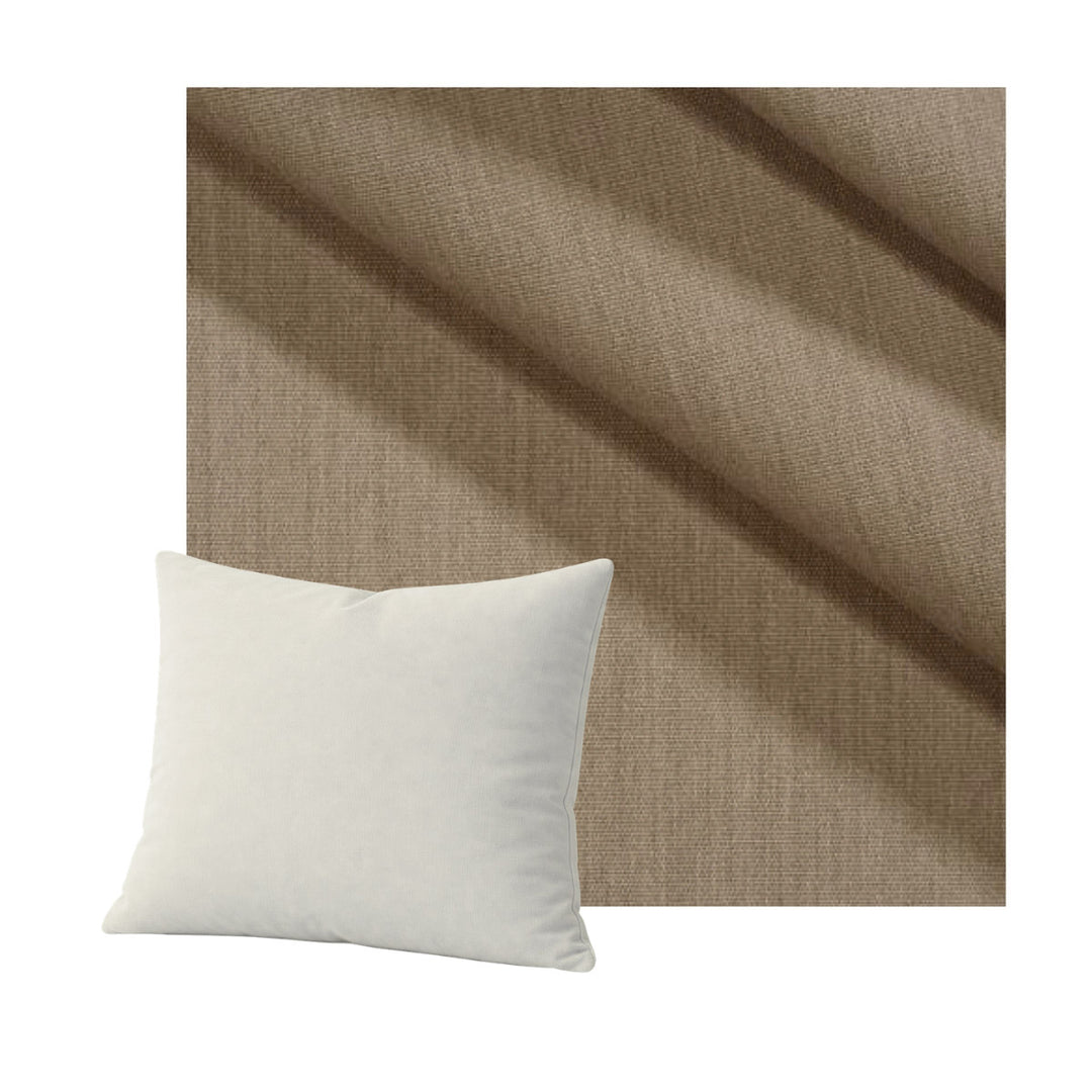 SunReal® Heather Beige Throw Pillow