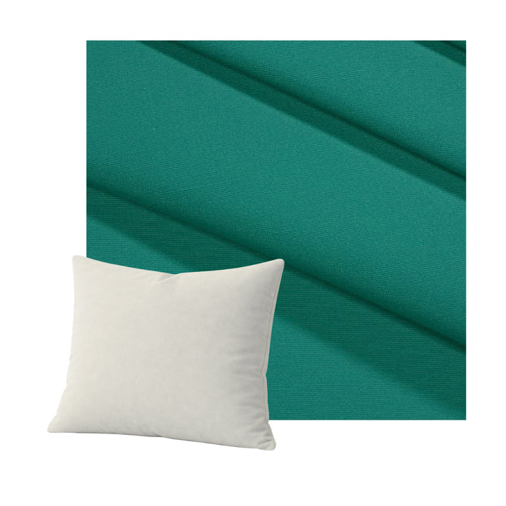 SunReal® Peacock Blue Throw Pillow
