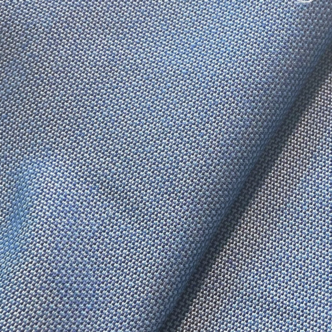 Sunbrella® Wave Blue indoor/outdoor fabric close-up