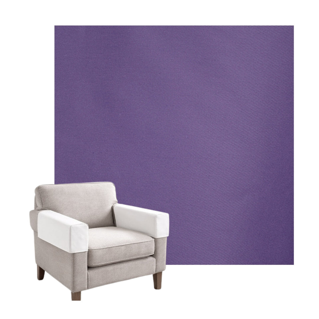 Purple Poplin Custom Armrest Cover