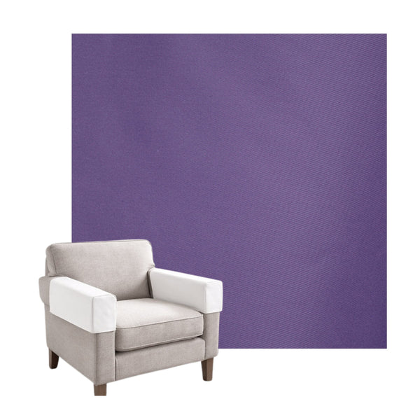 Purple Poplin Custom Armrest Cover