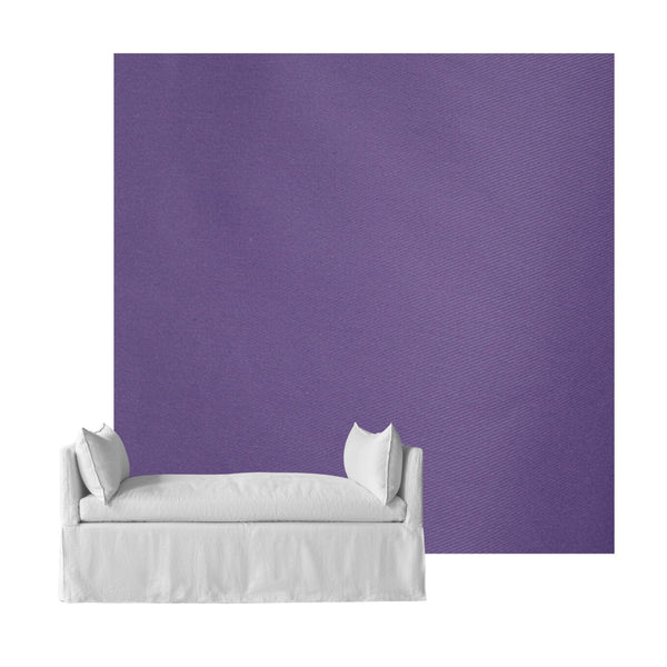Purple Poplin Custom Daybed Cover