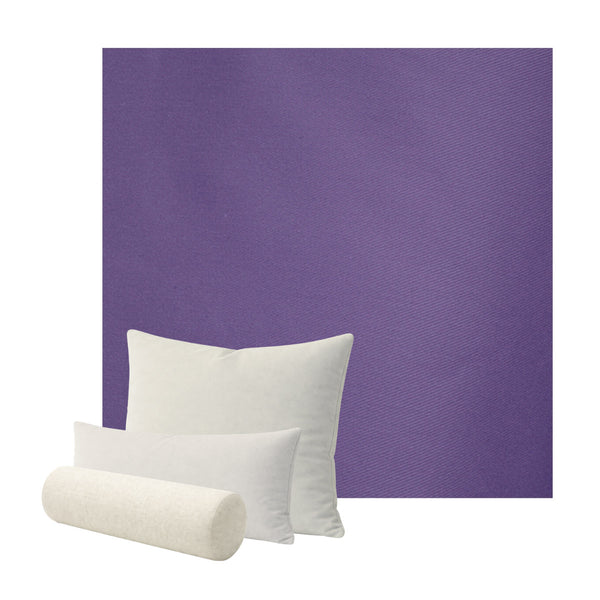 Purple Poplin Custom Pillow Cover