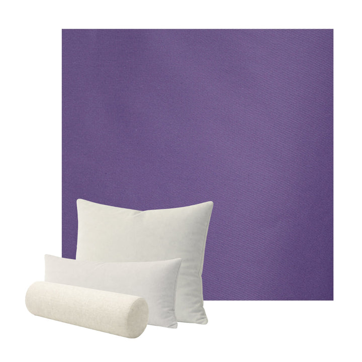 Purple Poplin Custom Pillow Cover