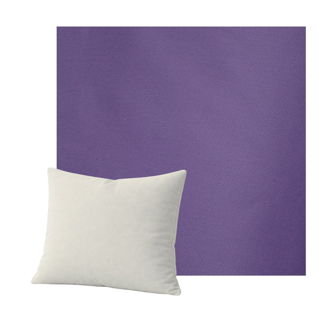 Purple Poplin Throw Pillow