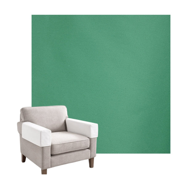 Teal Poplin Custom Armrest Cover