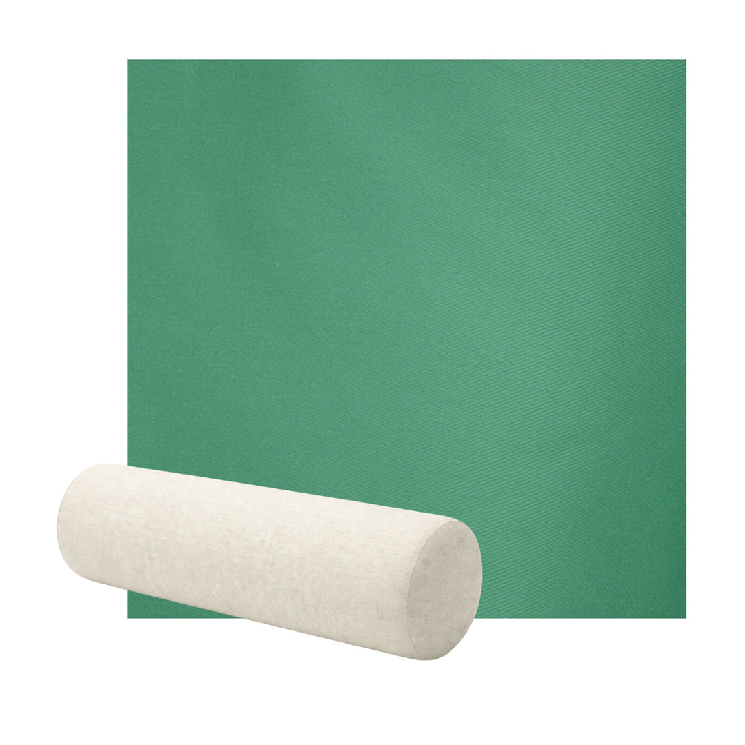 Smooth Teal Poplin Bolster Pillow