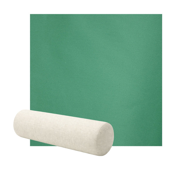 Smooth Teal Poplin Bolster Pillow
